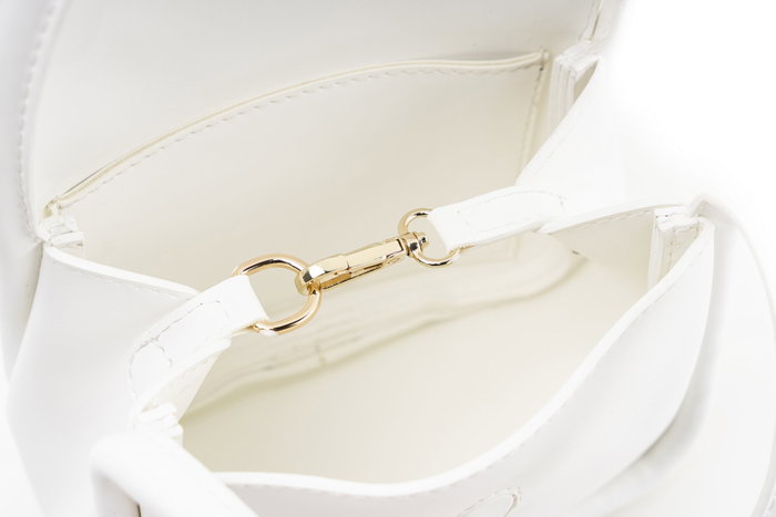Vince Camuto Bolso Como - White Blanco Piel de Polivinilo 19x15x9 cm